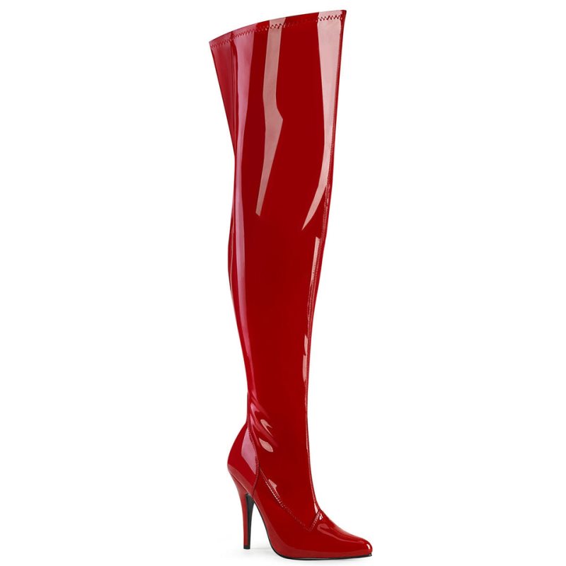 Red Pleaser Seduce-3000WC Women\'s Thigh High Boots | AUSTRALIA MCGXB