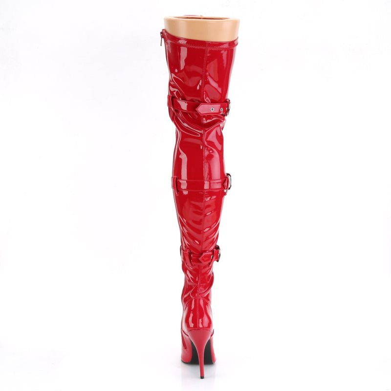 Red Pleaser Seduce-3028 Women's Thigh High Boots | AU VTPNDOS