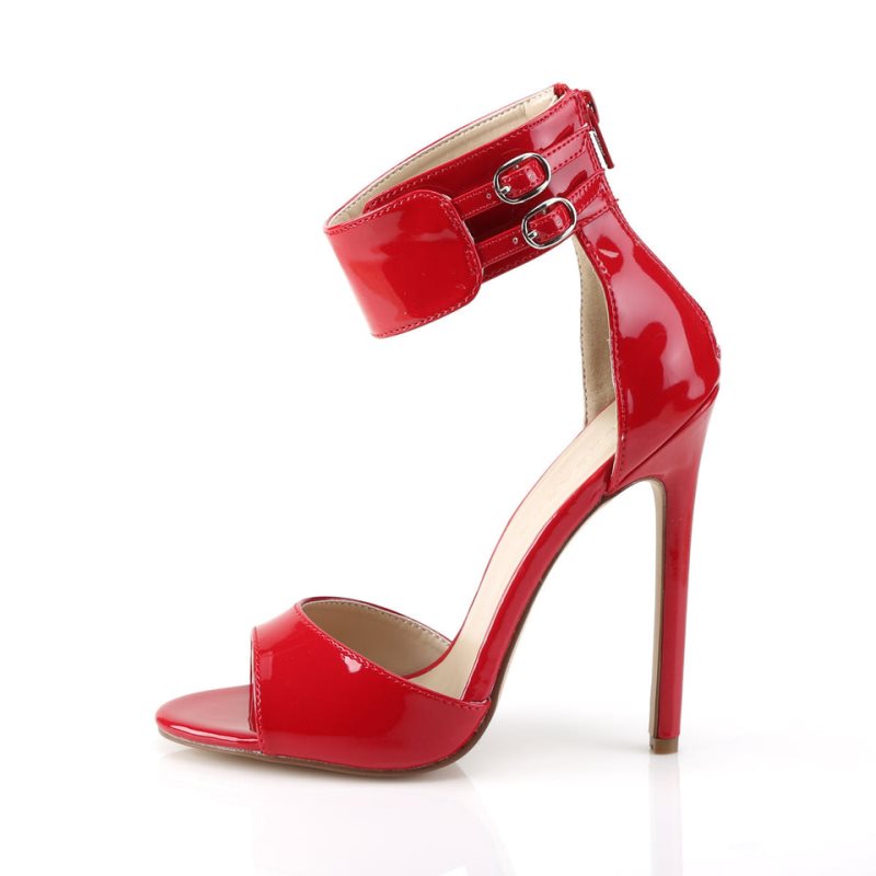 Red Pleaser Sexy-19 Women's Heels Sandals | AUSTRALIA OTRUQ