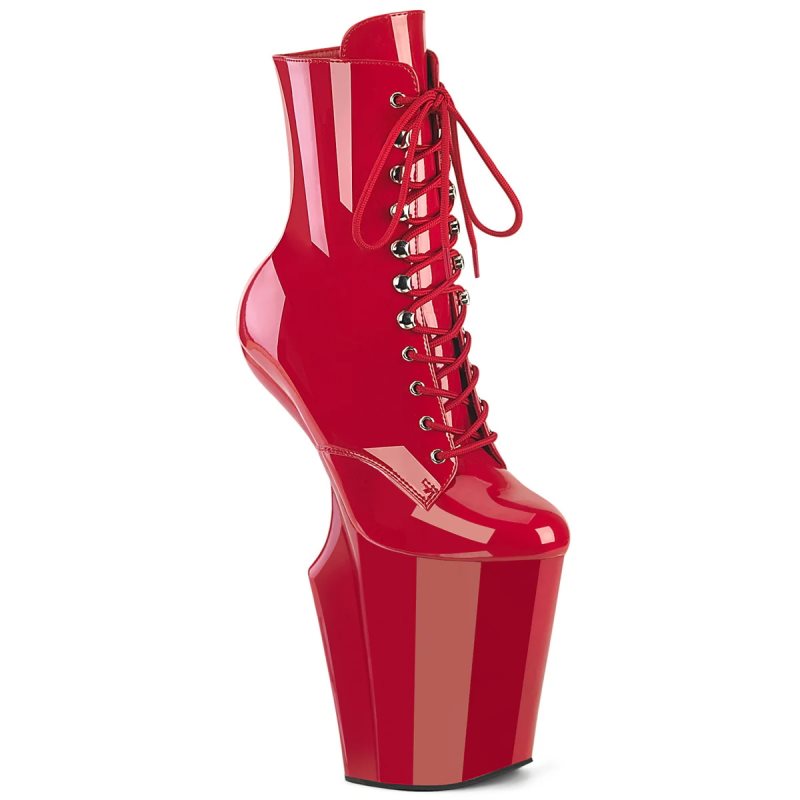 Red Pleaser Worship-1020 Women\'s Heels Boots | AUSTRALIA UHFLR