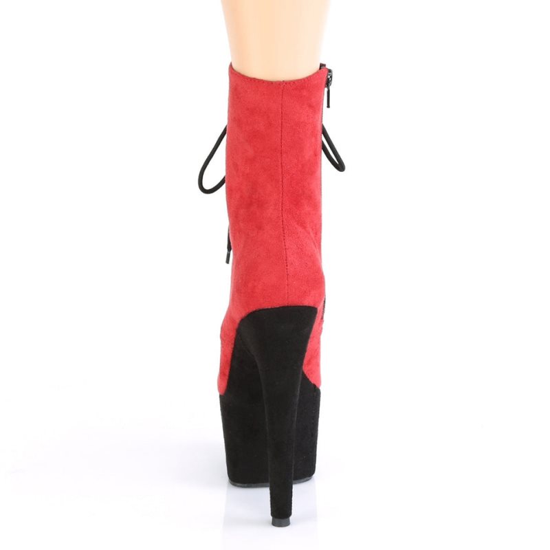 Red / Black Pleaser Adore-1020FSTT Women's Heels Boots | AU SZJINFA