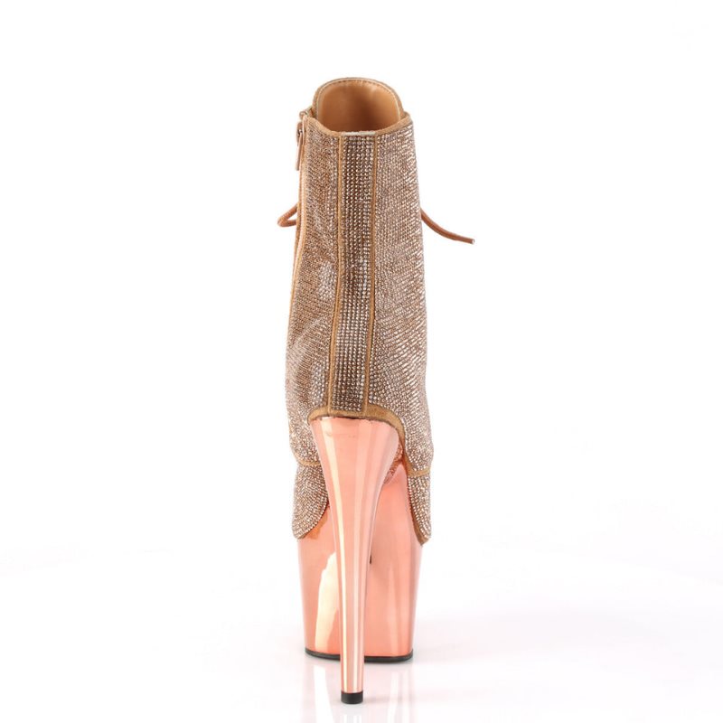 Rose Gold Pleaser Adore-1020CHRS Women's Heels Boots | AUSTRALIA LUQHK