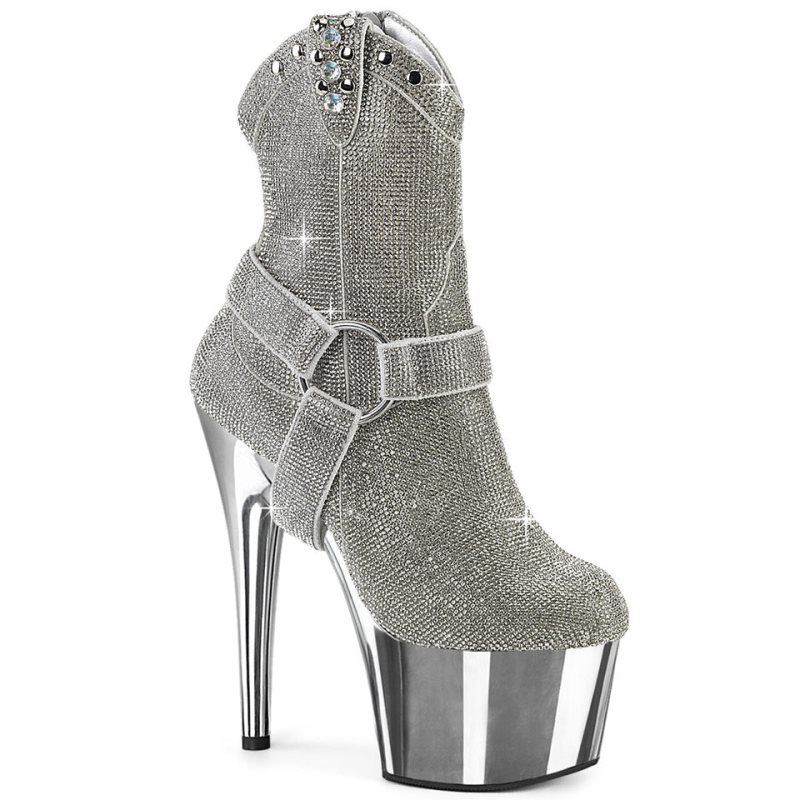 Silver Pleaser Adore-1029CHRS Women\'s Heels Boots | AU PEIUYTB