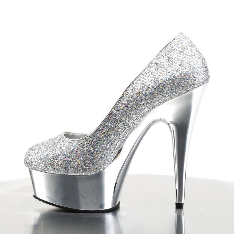 Silver Pleaser Delight-685G Women's Pumps | AUSTRALIA CXFMO