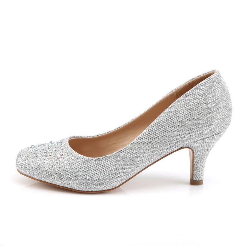 Silver Pleaser Doris-06 Women's Pumps | AU QDHSALG