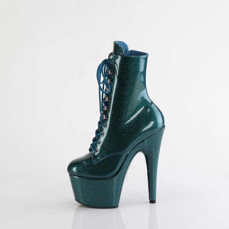 Turquoise Pleaser Adore-1020GP Women's Heels Boots | AU JAPLKOC