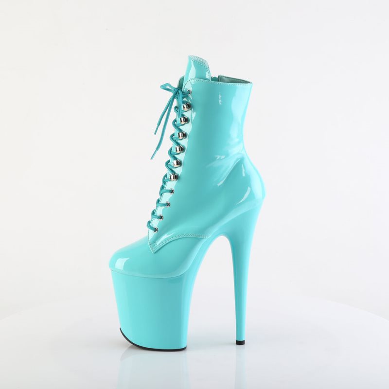 Turquoise Pleaser Flamingo-1020 Women's Heels Boots | AU UWZMGLJ