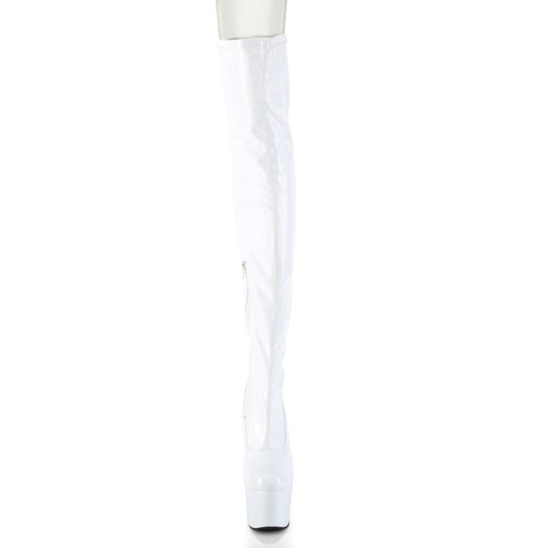 White Pleaser Adore-3000HWR Women's Thigh High Boots | AUSTRALIA BTNZQ