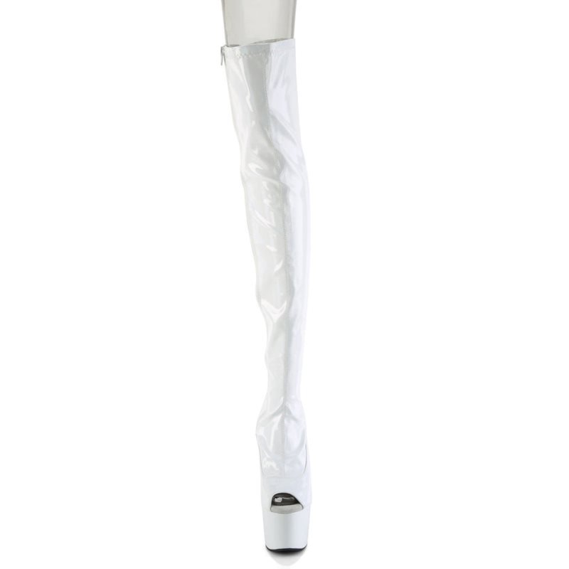 White Pleaser Adore-3011HWR Women's Thigh High Boots | AUSTRALIA NHJWO