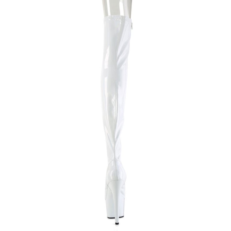 White Pleaser Adore-3011HWR Women's Thigh High Boots | AUSTRALIA NHJWO