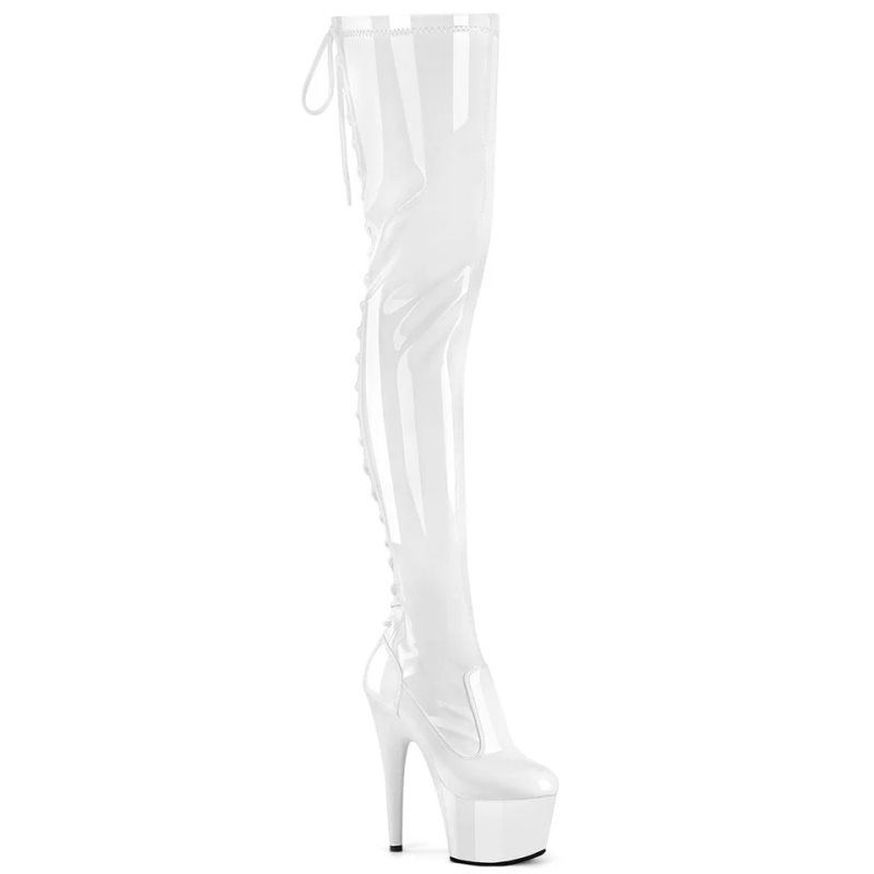 White Pleaser Adore-3850 Women\'s Thigh High Boots | AU YQXOUSF