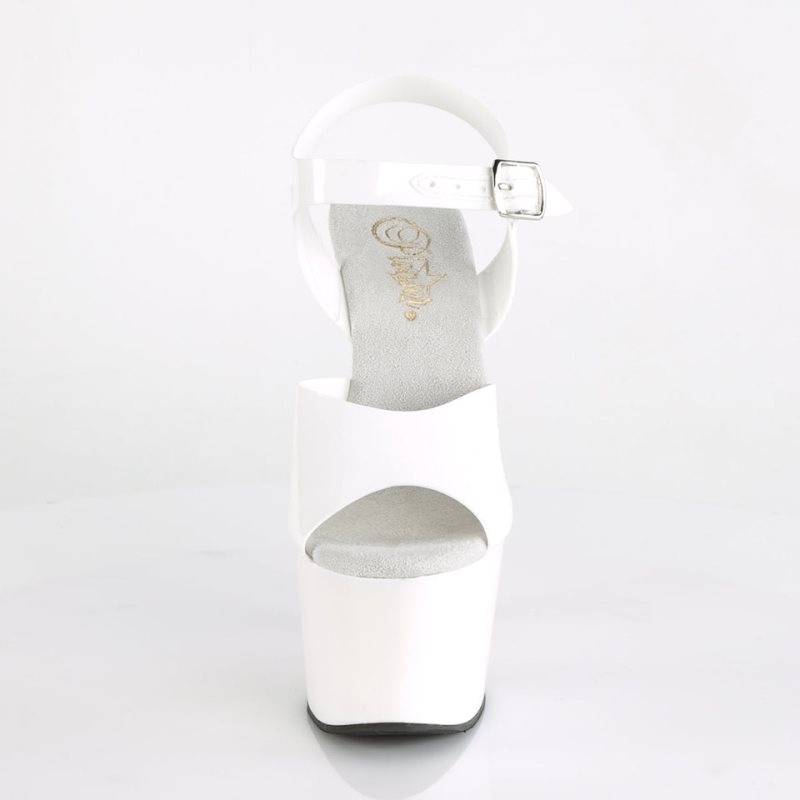 White Pleaser Adore-708N Women's Platform Heels Sandals | AUSTRALIA RVTYP