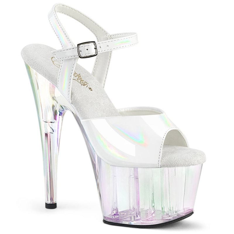 White Pleaser Adore-709HT Women\'s Platform Heels Sandals | AUSTRALIA ECBFR