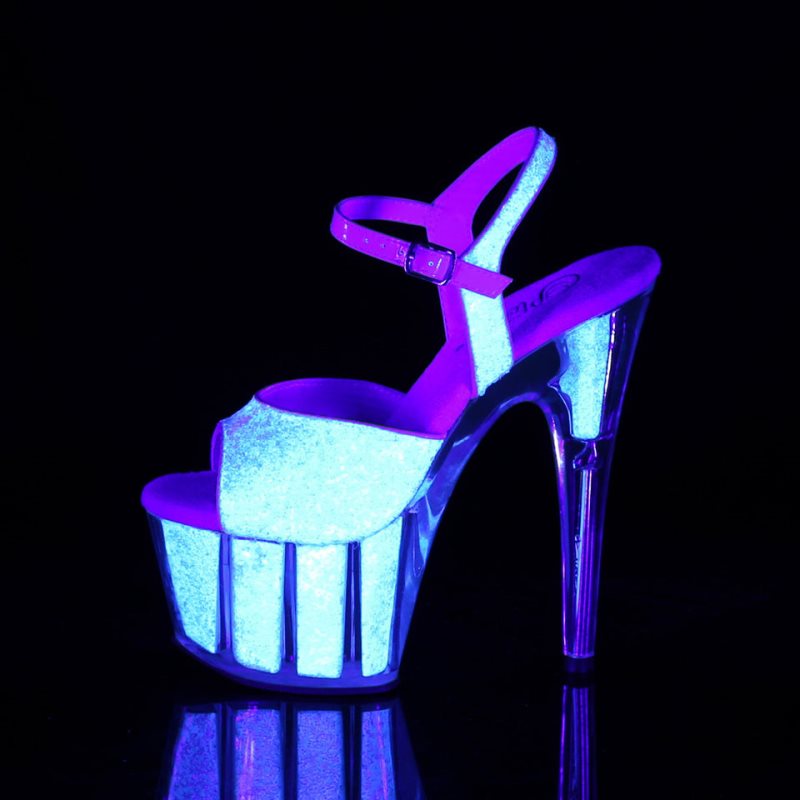 White Pleaser Adore-710UVG Women's Platform Heels Sandals | AU BEMFRSO