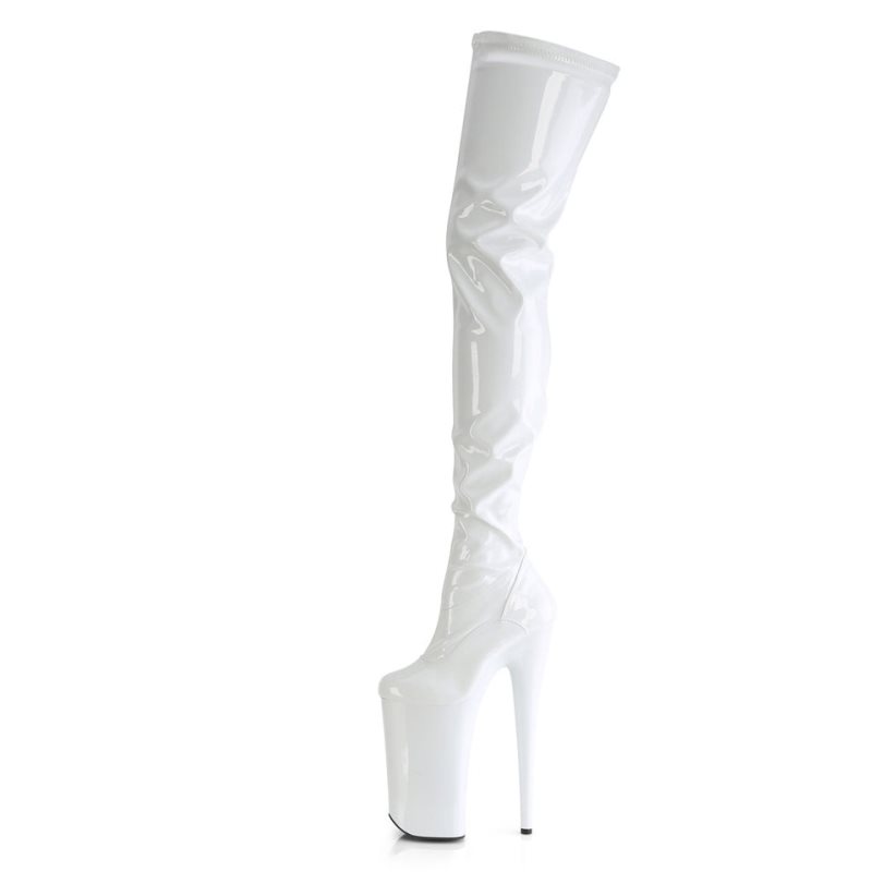 White Pleaser Beyond-4000 Women's Thigh High Boots | AU LGYUTMQ