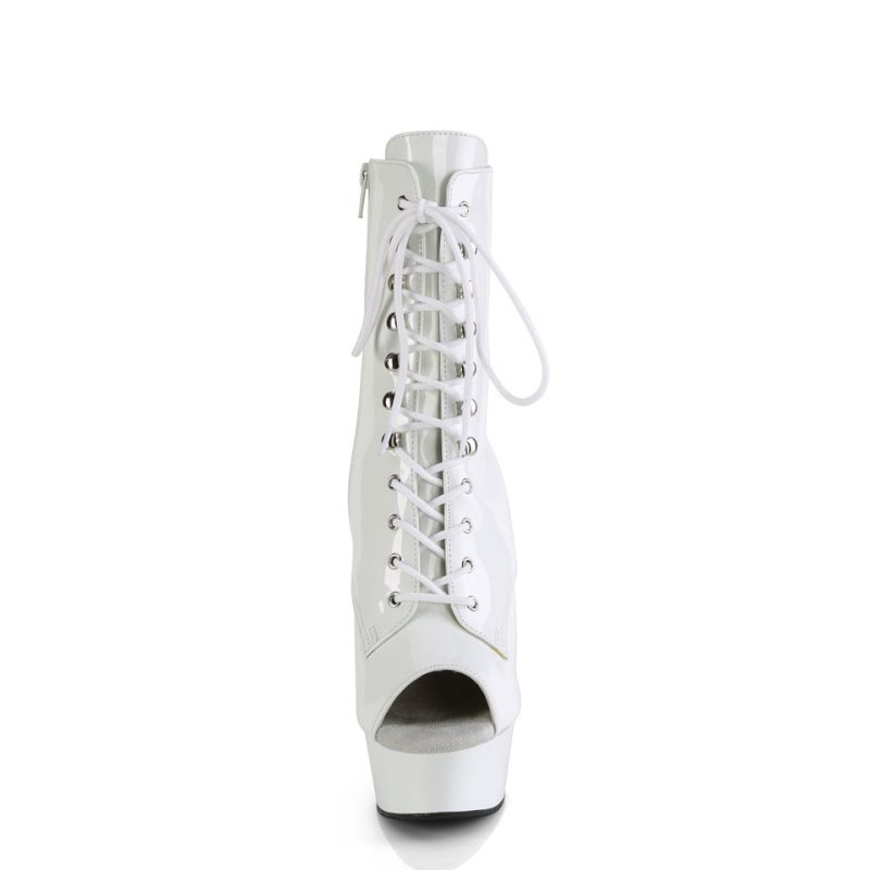 White Pleaser Delight-1021 Women's Heels Boots | AUSTRALIA CUIAD