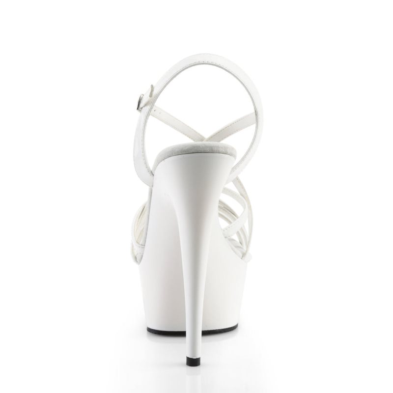 White Pleaser Delight-613 Women's Platform Heels Sandals | AU IKTUQAM