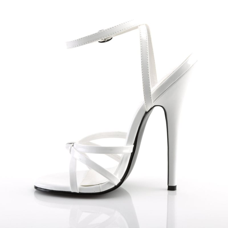 White Pleaser Domina-108 Women's Heels Sandals | AUSTRALIA YOLVN