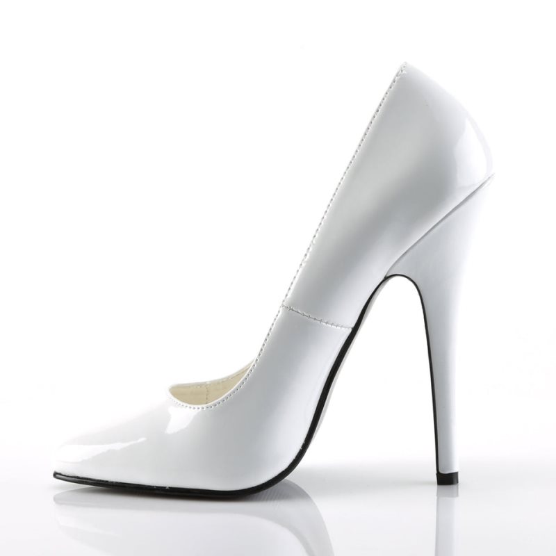 White Pleaser Domina-420 Women's Pumps | AUSTRALIA NKIWB