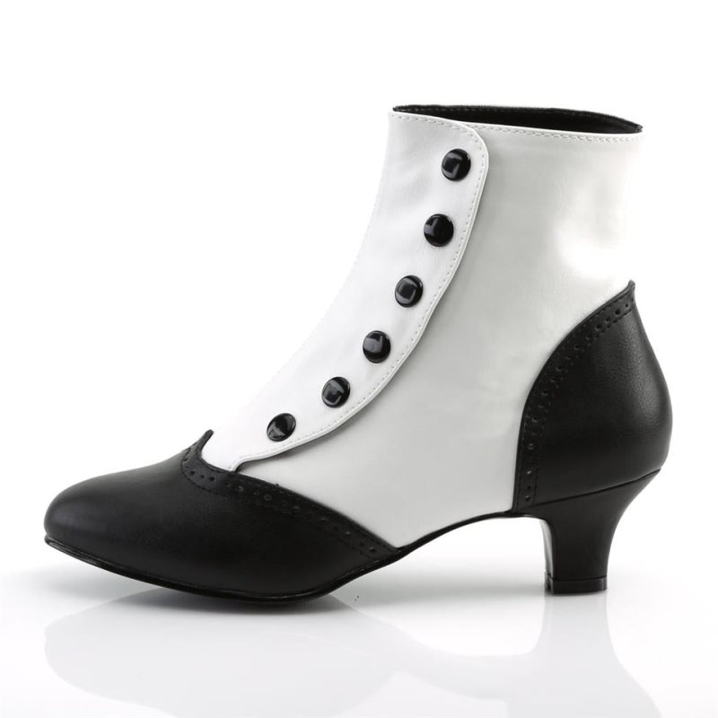 White Pleaser Flora-1023 Vegan Leather Women's Heels Boots | AUSTRALIA AGESC