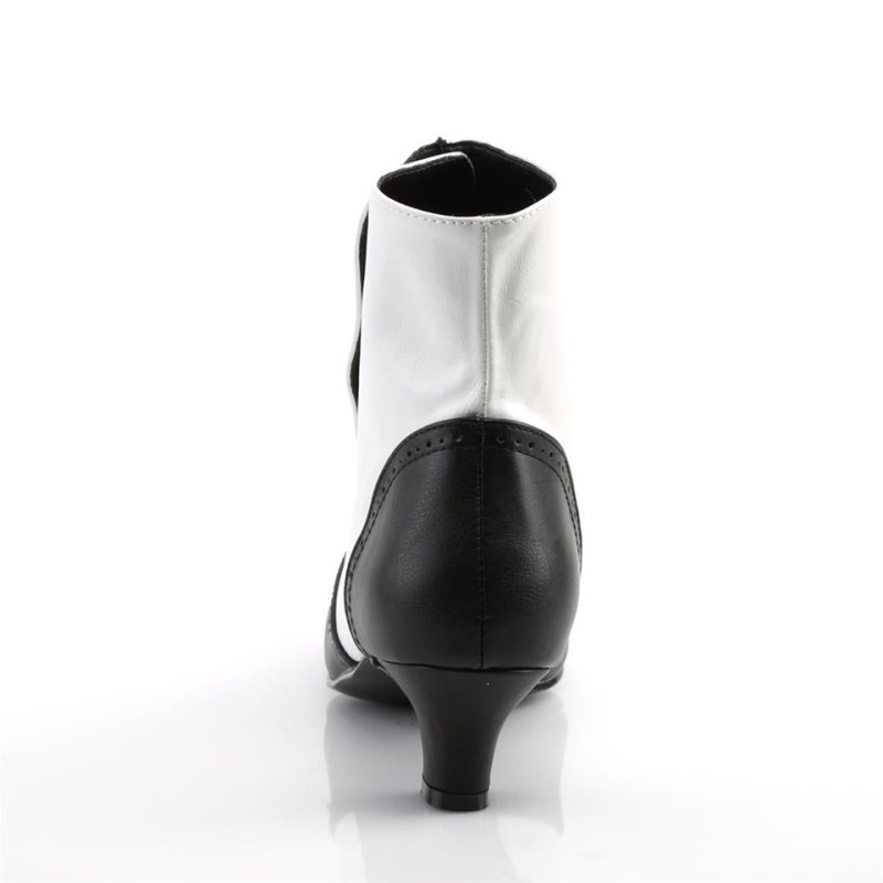 White Pleaser Flora-1023 Vegan Leather Women's Heels Boots | AUSTRALIA AGESC