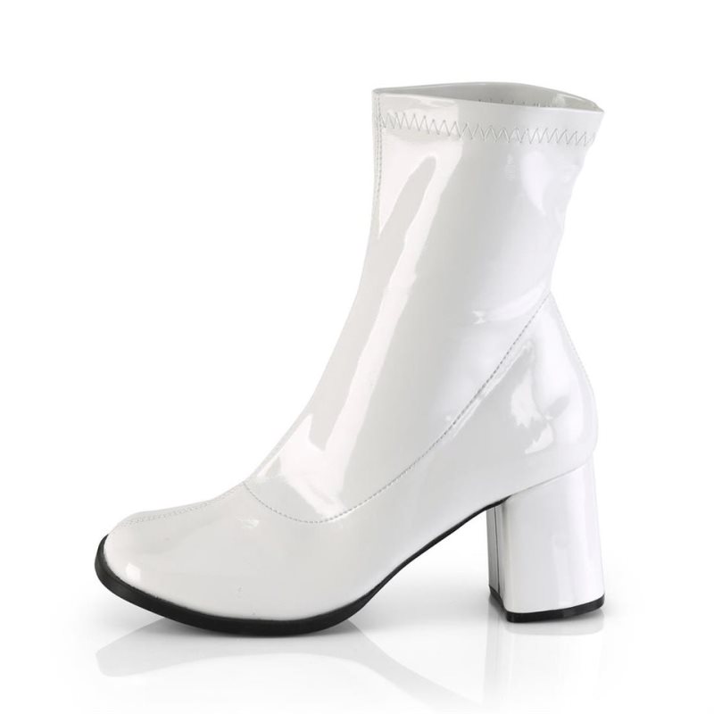 White Pleaser Gogo-150 Women's Heels Boots | AU JYVSRCI