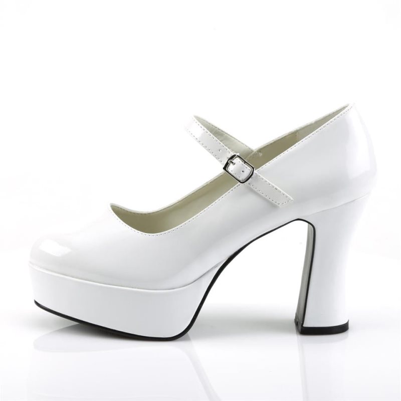 White Pleaser Maryjane-50 Women's Pumps | AUSTRALIA KWPZE