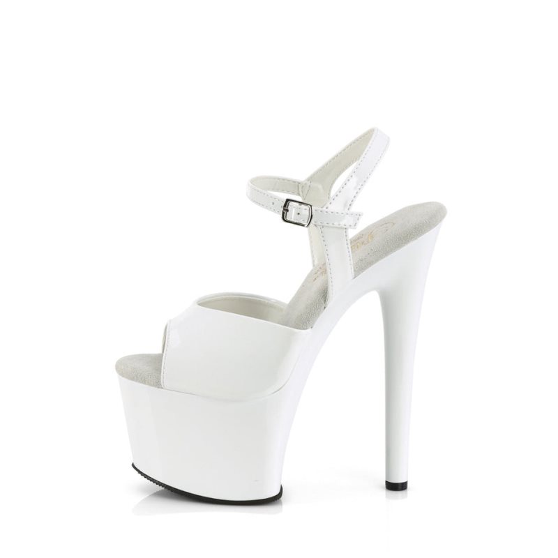 White Pleaser Passion-709 Women's Platform Heels Sandals | AU CTOQSZG