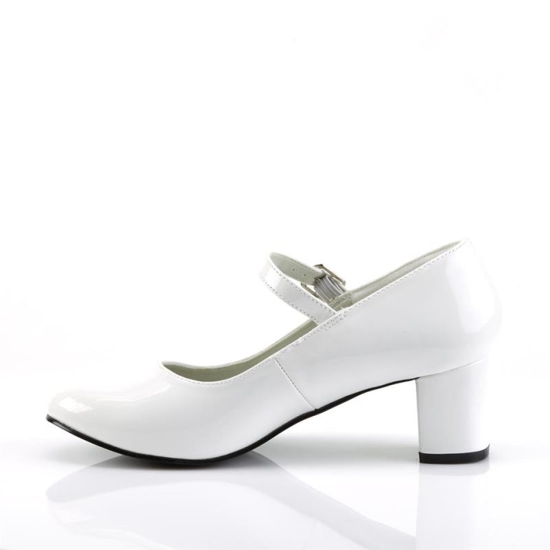 White Pleaser Schoolgirl-50 Women's Pumps | AU BGDYKNL